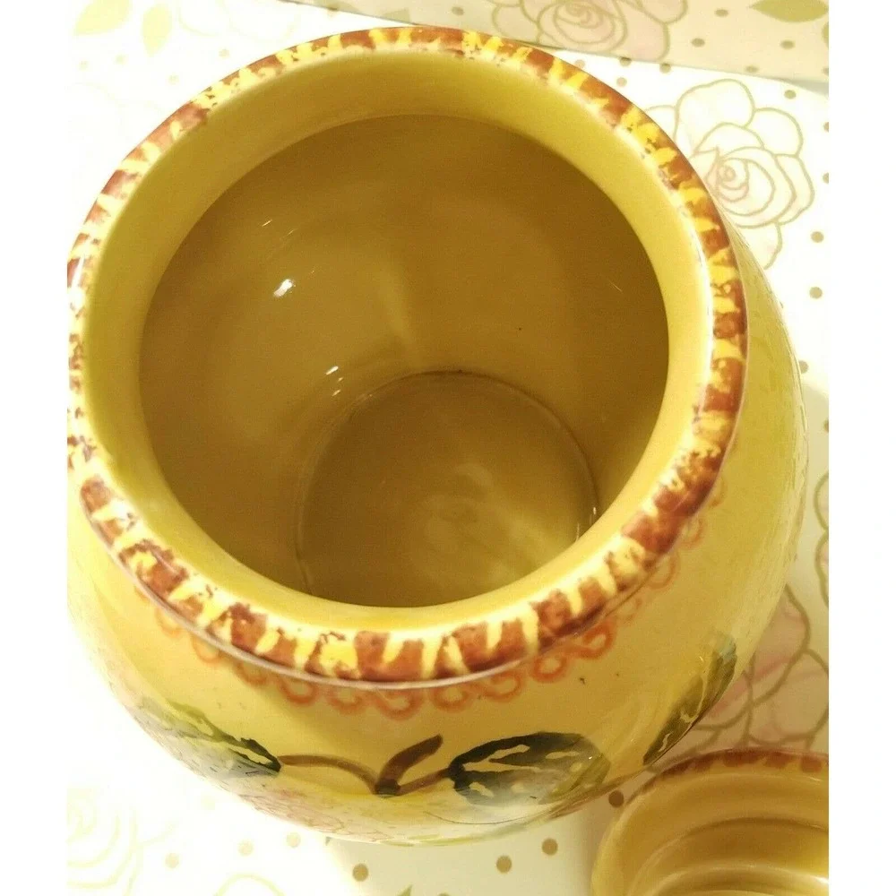 🍪Golden Harvest Cookie Jar Ceramic Canister